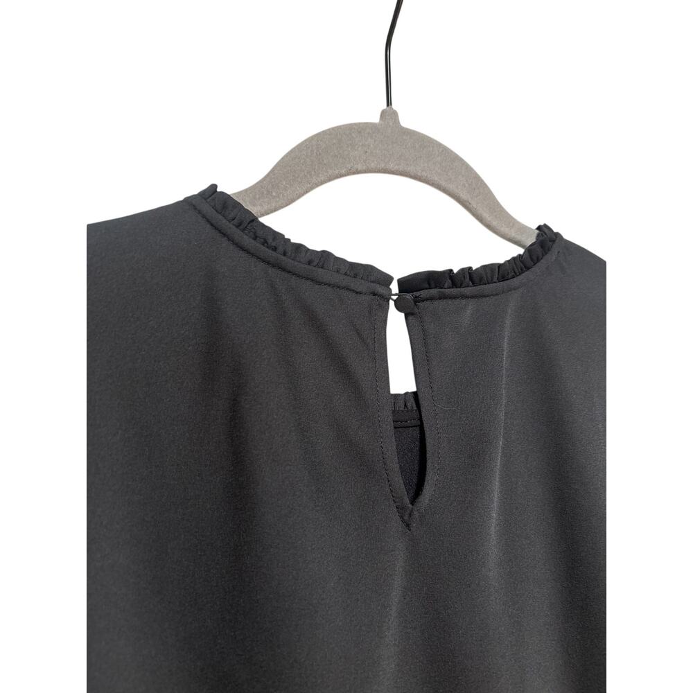 J.Crew 365 Black Sleeveless Blouse L - Picture 8 of 8
